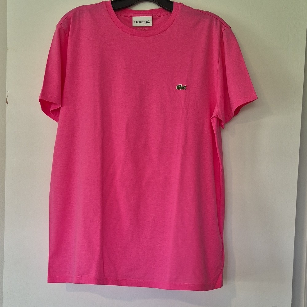 Lacoste Vibrant Pink Tee